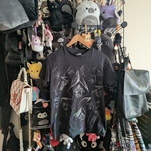 Black Grim Reaper Graphic T-Shirt